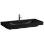 Laufen Meda H8101197161041 umywalka 100x46 cm prostokątna ścienna-meblowa czarna zdj.1