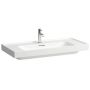 Laufen Meda H8101197571041 umywalka 100x46 cm prostokątna ścienna-meblowa biała zdj.1