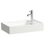 Laufen Meda H8121134001061 umywalka 60x35 cm prostokątna nablatowa biała zdj.1