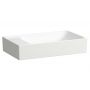 Laufen Meda H8121134001121 umywalka 60x35 cm prostokątna nablatowa biała zdj.1