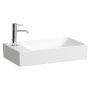 Laufen Meda H8121134001131 umywalka 60x35 cm prostokątna nablatowa biała zdj.1