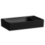Laufen Meda H8121137161091 umywalka 60x35 cm prostokątna nablatowa czarna zdj.1
