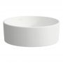Laufen Savoy H8129417571121 umywalka 38x38 cm okrągła nablatowa biała zdj.1
