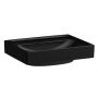 Laufen Meda H8151117161091 umywalka 45x35 cm prostokątna ścienna-meblowa czarna zdj.1