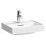 Laufen Meda H8151117571091 umywalka 45x35 cm prostokątna ścienna-meblowa biała zdj.1