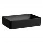 Laufen Savoy H8169447161121 umywalka 55x38 cm prostokątna nablatowa czarna zdj.1