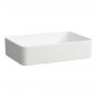 Laufen Savoy H8169447571091 umywalka 55x38 cm prostokątna nablatowa biała zdj.1