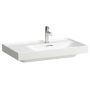 Laufen Meda H8171154001041 umywalka 80x46 cm prostokątna ścienna-meblowa biała zdj.1