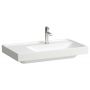 Laufen Meda H8171154001091 umywalka 80x46 cm prostokątna ścienna-meblowa biała zdj.1
