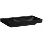 Laufen Meda H8171157161091 umywalka 80x46 cm prostokątna ścienna-meblowa czarna zdj.1