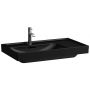 Laufen Meda H8171167161091 umywalka 80x46 cm prostokątna ścienna-meblowa czarna zdj.1