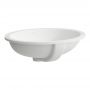 Laufen Savoy H8189437571551 umywalka 50x41 cm owalna podblatowa biała zdj.1
