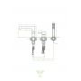 Laveo Pola BAP013D bateria wannowa zdj.2