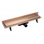 Laveo Basso COB811D odpływ liniowy z rusztem 100 cm zdj.1