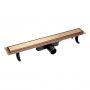 Laveo Basso COB870D odpływ liniowy z rusztem 70 cm zdj.1