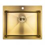 Laveo Marmara SAMG10T zlewozmywak stalowy z syfonem 59x51 cm zdj.1