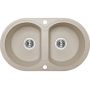 Laveo Dafne SBD420T zlewozmywak granitowy 78x47 cm zdj.1
