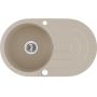Laveo Dafne SBD481T zlewozmywak granitowy 78x47 cm zdj.1