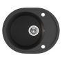 Laveo Dafne SBD783T zlewozmywak granitowy 58x47 cm zdj.1