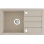 Laveo Trzynastka SBP411T zlewozmywak granitowy 79x48 cm zdj.1