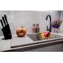 Laveo Pionier SBR413T zlewozmywak granitowy 78x50 cm zdj.5