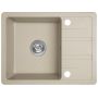 Laveo Stella SBY413T zlewozmywak granitowy 58x44 cm beżowy zdj.1