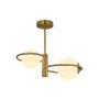 Light Prestige Dorado LP0022Cring lampa wisząca 2x10 W złota zdj.2