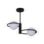Light Prestige Dorado LP0022CringBK lampa wisząca 2x10 W czarna zdj.1