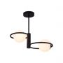 Light Prestige Dorado LP0022CringBK lampa wisząca 2x10 W czarna zdj.2