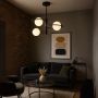 Light Prestige Dorado LP0023CringBK lampa wisząca 3x10 W czarna zdj.2
