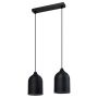 Light Prestige Nilo LP01102LBK lampa wisząca 2x8 W czarna zdj.1