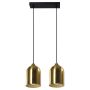Light Prestige Nilo LP01102LGD lampa wisząca 2x8 W złota zdj.1
