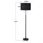 Light Prestige Fogo LP03042FBK lampa stojąca 2x15 W czarna zdj.2