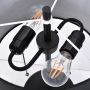 Light Prestige Fogo LP03042TBK lampa stołowa 2x15 W czarna zdj.5