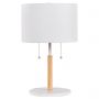 Light Prestige Fogo LP03042TWH lampa stołowa 2x15 W biała zdj.1