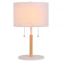 Light Prestige Fogo LP03042TWH lampa stołowa 2x15 W biała zdj.3