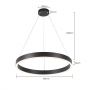 Light Prestige Midway LP0331PSBKTRIANGLE lampa wisząca 1x35 W czarna zdj.2