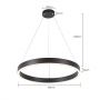 Light Prestige Midway LP0331PSBKTRIANGLE lampa wisząca zdj.2