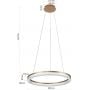 Light Prestige Midway LP0331PSGDCRISTALTRIANGLE lampa wisząca 1x40 W złota zdj.2