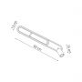 Light Prestige Parma LP06121CLWH plafon 2x8 W biały zdj.2