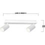 Light Prestige Parma LP06122WSWH lampa podsufitowa 2x5 W biała zdj.2