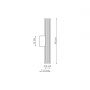 Light Prestige Vena LP10101W45BK kinkiet 1x8 W czarny zdj.2