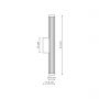 Light Prestige Vena LP10101W60BK kinkiet 1x12 W czarny zdj.2