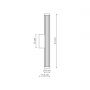 Light Prestige Vena LP10101W60CF kinkiet 1x12 W brązowy zdj.2