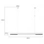 Light Prestige Cali LP13011PLWHSmart inteligentna lampa wisząca 1x47 W biała zdj.2
