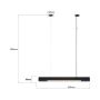 Light Prestige Cali LP13011PMBKSmart inteligentna lampa wisząca 1x32 W czarna zdj.2