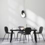 Light Prestige Circlo LP13111PBK lampa wisząca 1x8 W czarna zdj.5