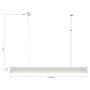 Light Prestige Luci LP14011PLWHSmart inteligentna lampa wisząca 1x45 W biała zdj.2