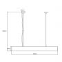 Light Prestige Luci LP14011PMWHSmart inteligentna lampa wisząca 1x32 W biała zdj.2