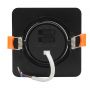 Light Prestige Plus LP15061RSBKSquare lampa do zabudowy 1x3 W czarna zdj.4